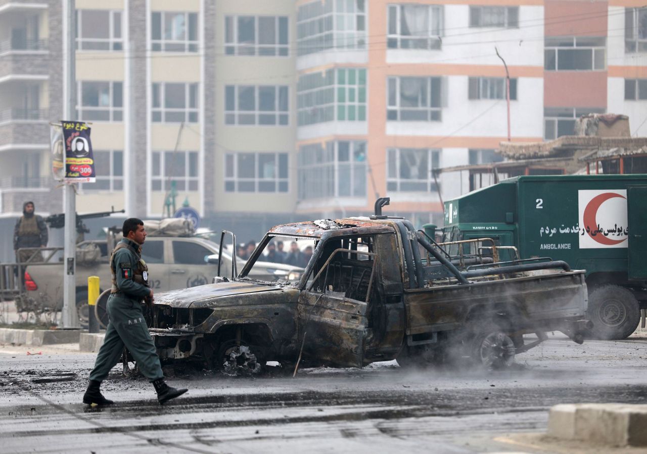 Official: Large Car Bomb Kills 8 In Afghan Capital