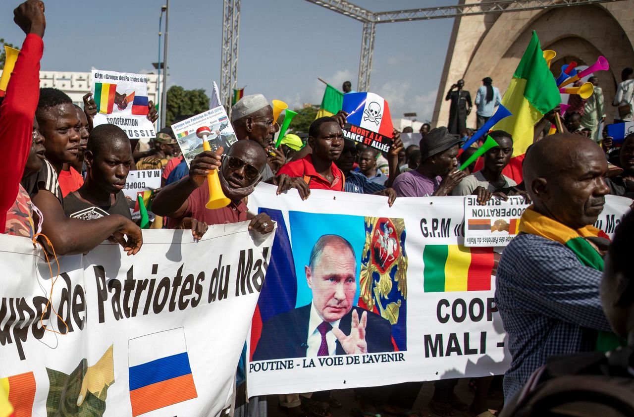 Russian mercenaries are Putin's 'coercive tool' in Africa