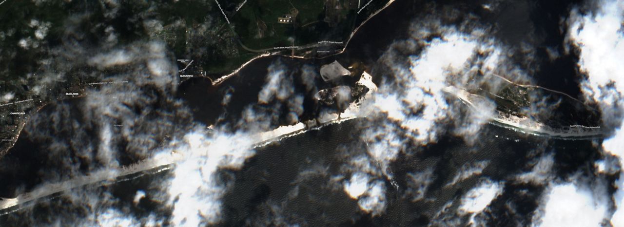 Hurricane Sally created new islands in the Florida panhandle. 