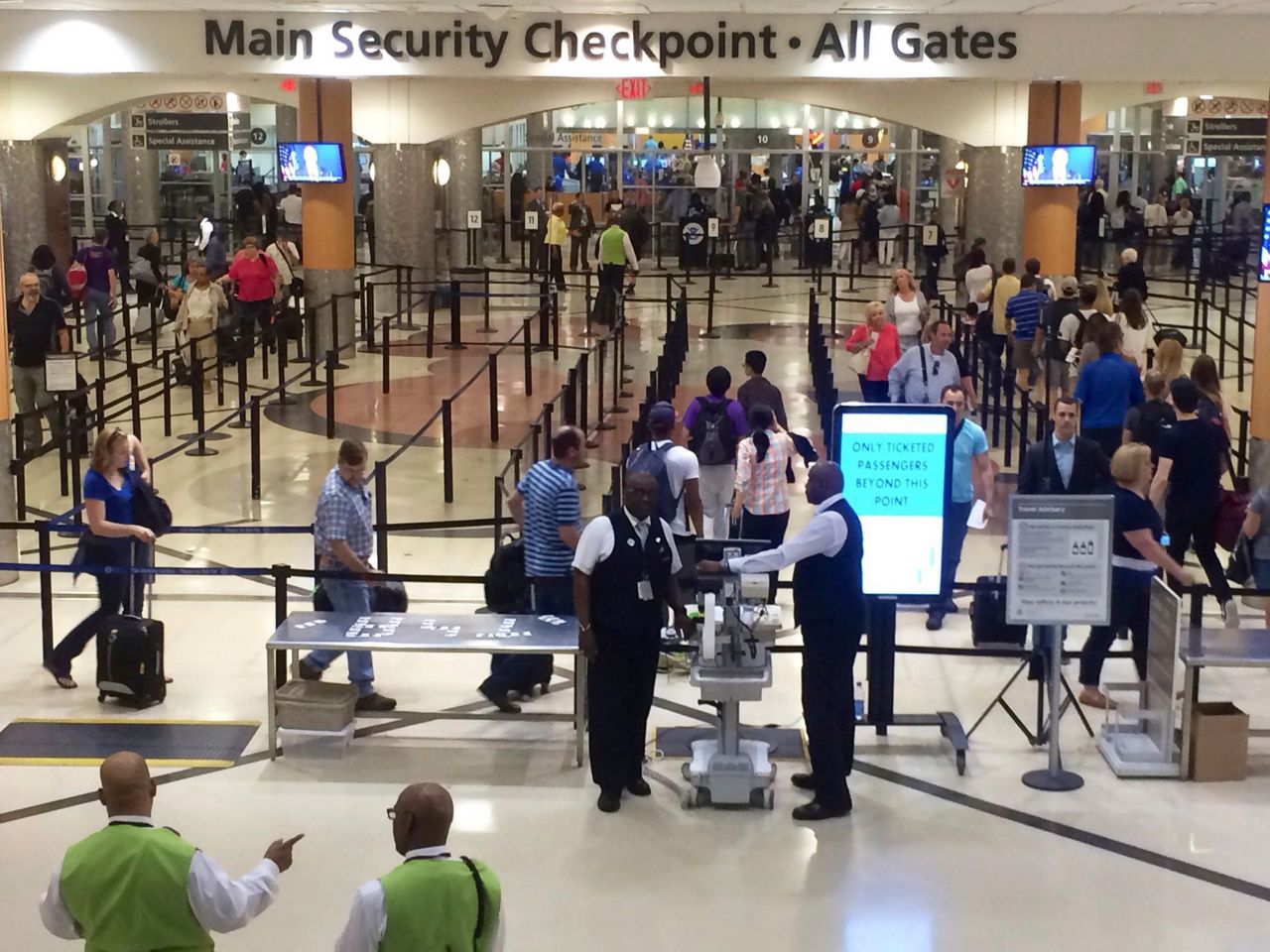 Accidental gun discharge creates chaos at Atlanta airport