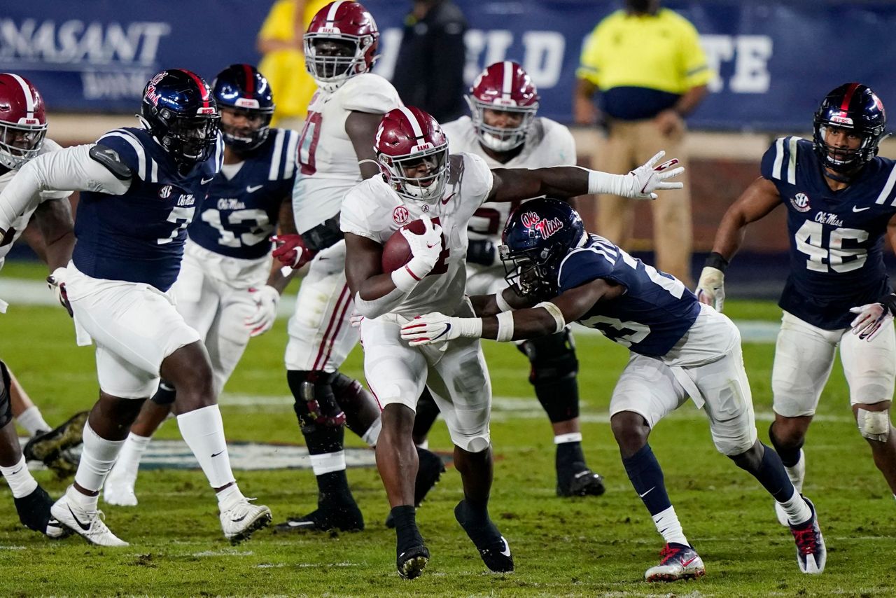 No. 2 Alabama Beats Ole Miss 63-48 In Record SEC Outburst