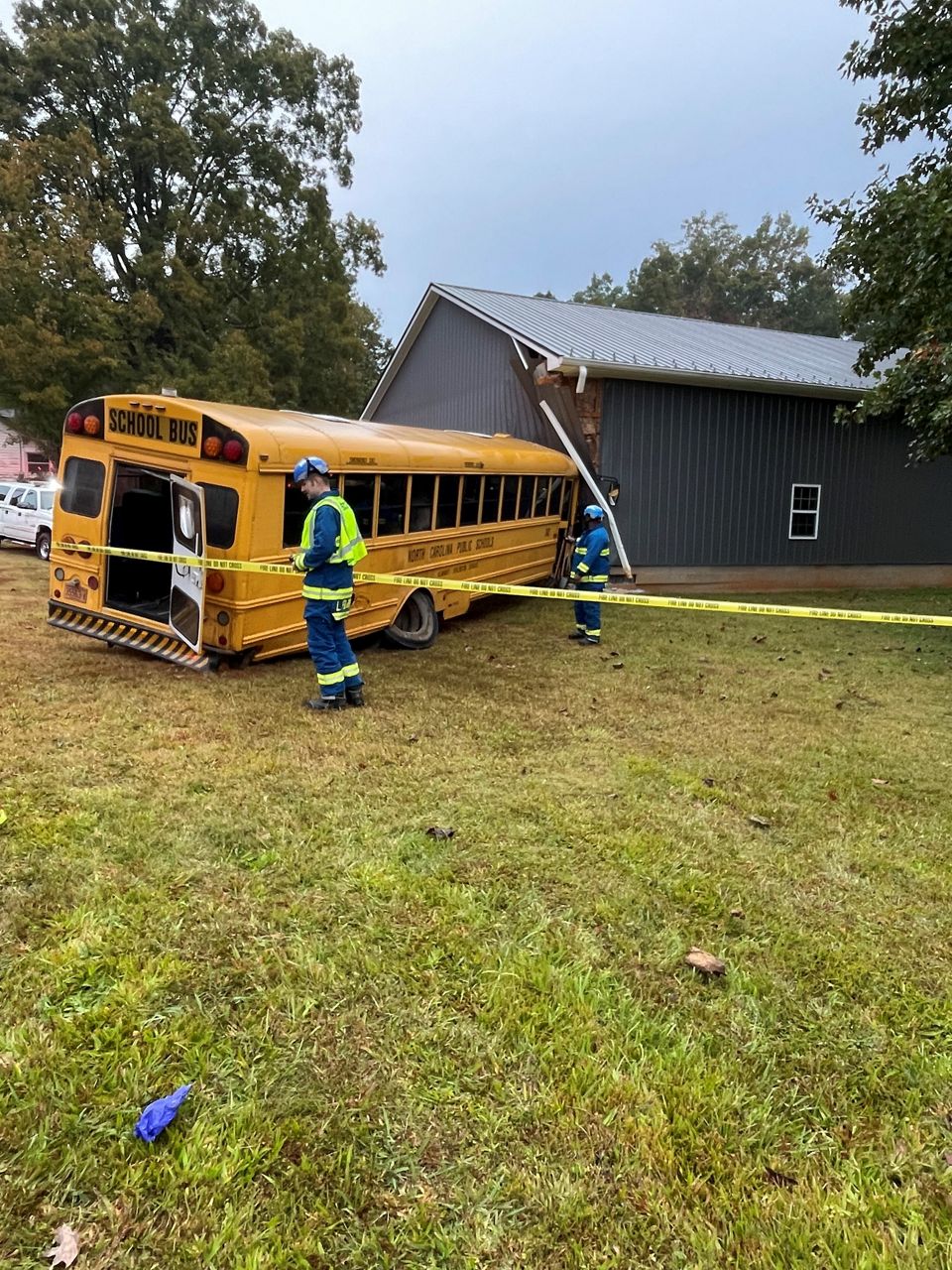 Seven students hurt in Alamance County school bus crash