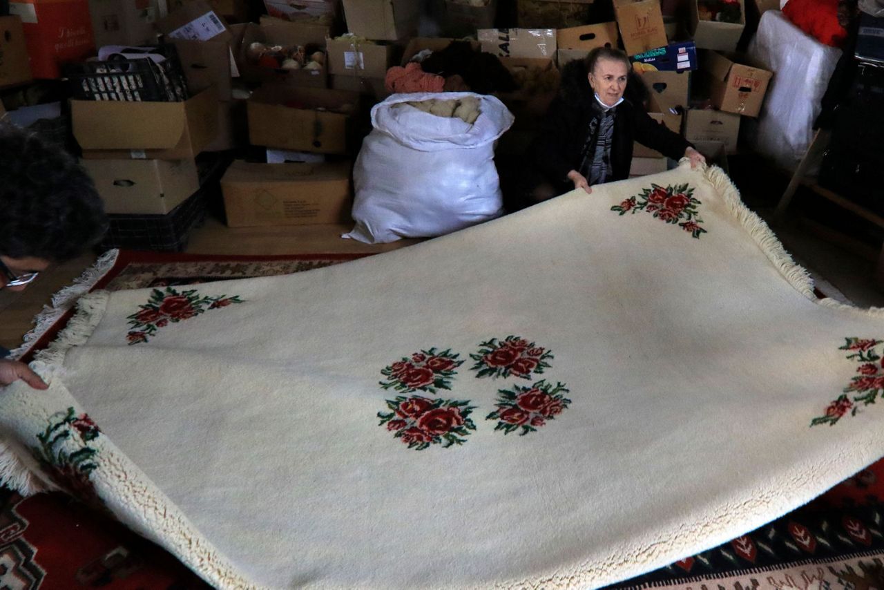 Training opens 'a window of hope' for Albanian rug-weavers