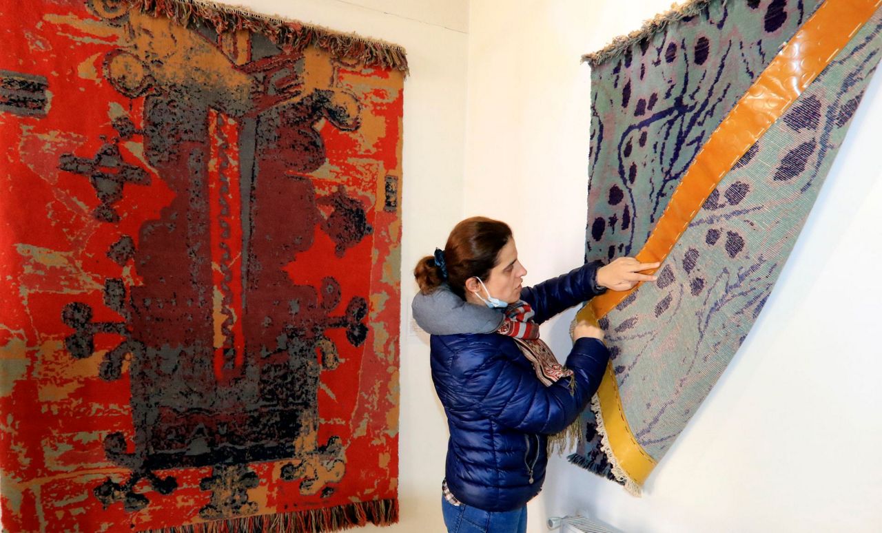 Training opens 'a window of hope' for Albanian rug-weavers