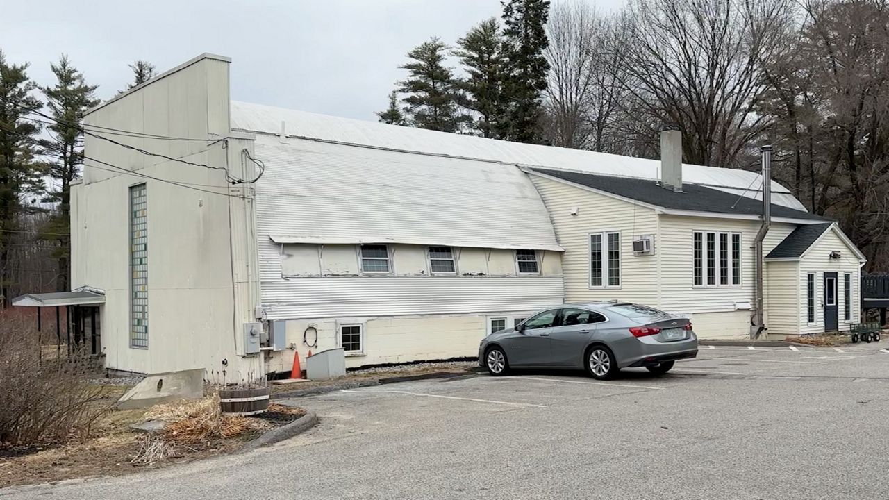 York County Shelter Programs runs this shelter in Alfred, taking in homeless residents throughout the county. In neighboring Kennebunk, data shows homelessness in the rural community is a growing problem. (Spectrum News/Sean Murphy)