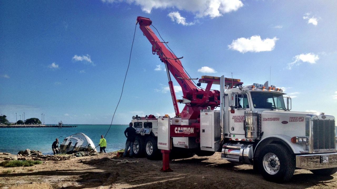 All Island's contact with the city includes a $900 fee for tows that involve excavating or removing vehicles from difficult off-road situations. (All Island Towing Facebook page)