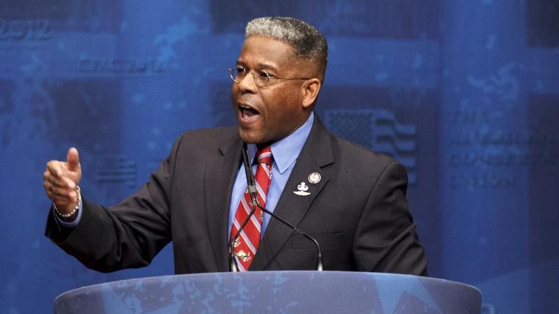 In this Feb. 10, 2012, file photo, Rep. Allen West, R-Fla., speaks at the Conservative Political Action Conference (CPAC) in Washington. West, the former Florida congressman and firebrand who rode into office on the tea party wave a decade ago, said Sunday, July 4, 2021, that he will run for governor of Texas in a bid to again seize on restless anger from the right. (AP Photo/J. Scott Applewhite, File)