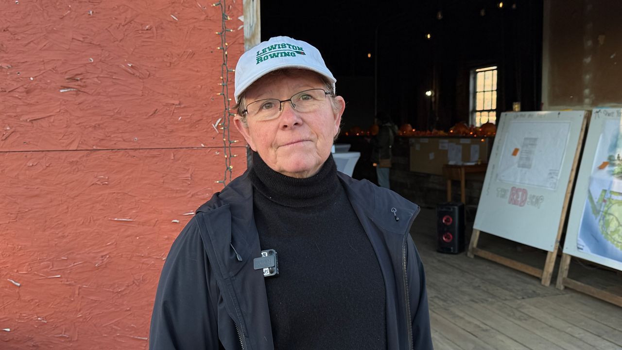 Amy Smith, executive director of Lewiston Rowing, is heading up efforts to plan for the future of The Red Shop. (Spectrum News/Susan Cover)