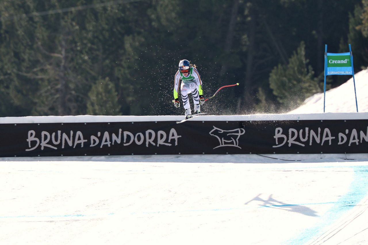 German skier Emma Aicher wins super-G as fight for World Cup discipline ...