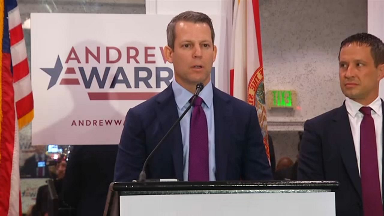 Andrew Warren announced this morning his suit against Gov. Ron DeSanatis.