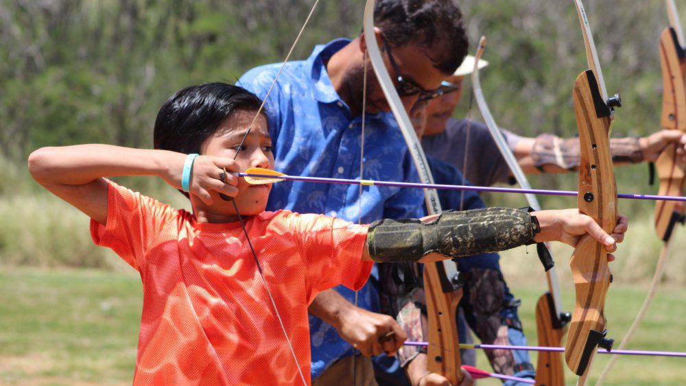 Archery is just one of the fall activities open to all ages at Honolulu's city parks. (Honolulu Department of Parks and Recreation)