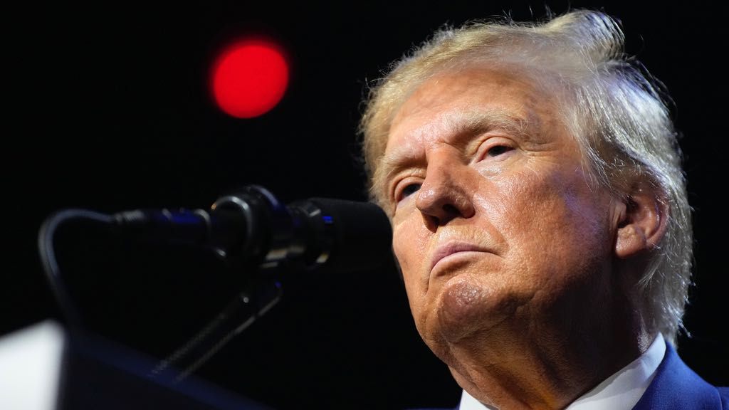 Republican presidential candidate, former President Donald Trump, speaks at a campaign rally, June 6, 2024, in Phoenix. (AP Photo/Rick Scuteri, File)