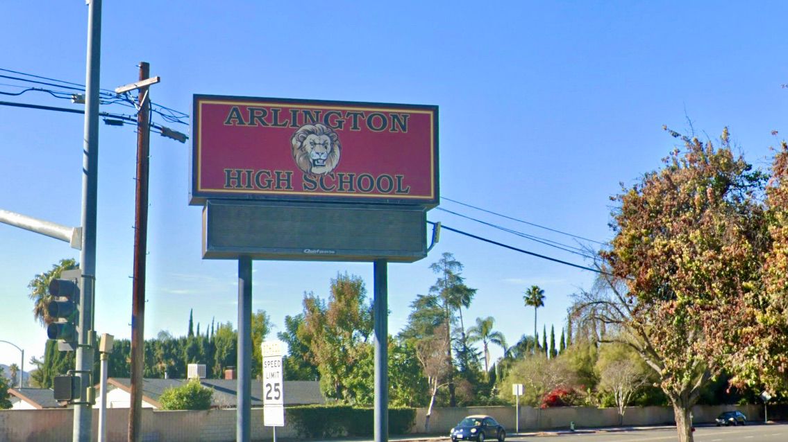 Arlington High School in Riverside. (Courtesy Google Street View)