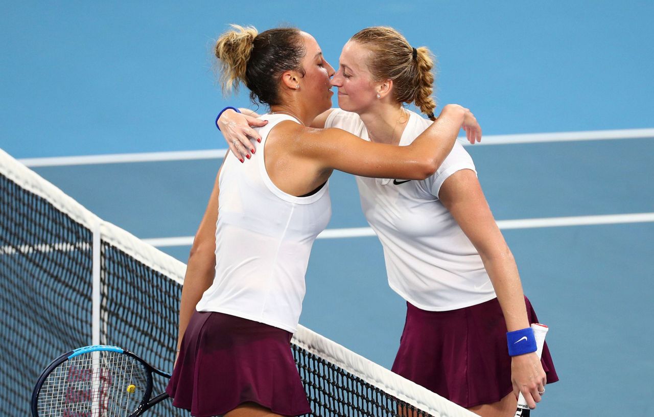 Keys into Brisbane International final after beating Kvitova