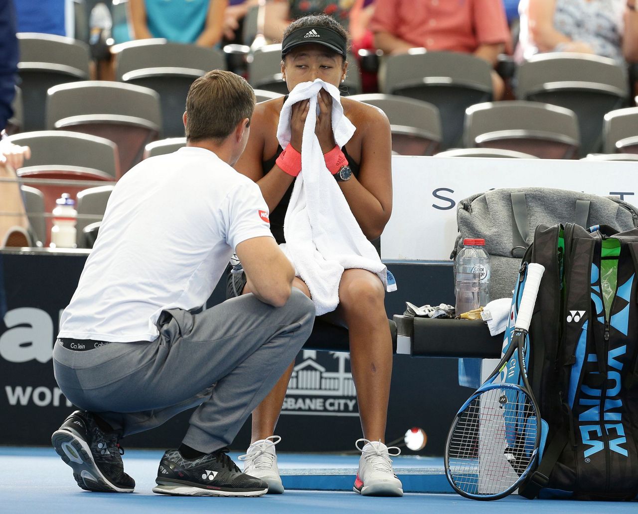 Some words from the coach inspire Osaka's quarterfinal win