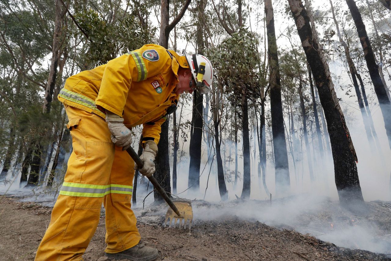 Storms bring relief and danger to Australian wildfires