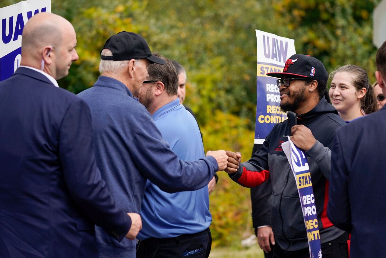 Biden is headed to Michigan to join the UAW picket line. He's all-in on ...