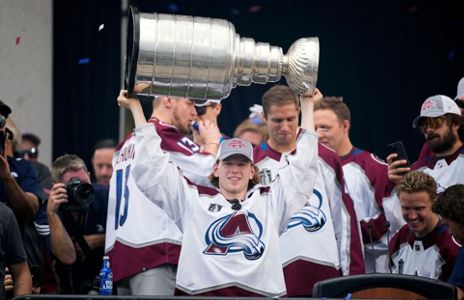 Where Avs captain Landeskog got that flag for the championship rally