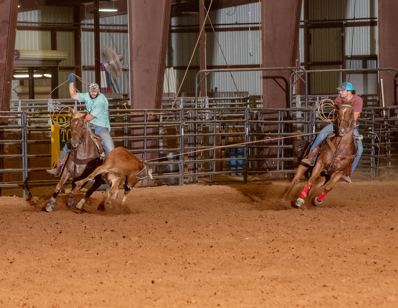 Ryan Becker practices his roping skills. (Courtesy: Ryan Becker)