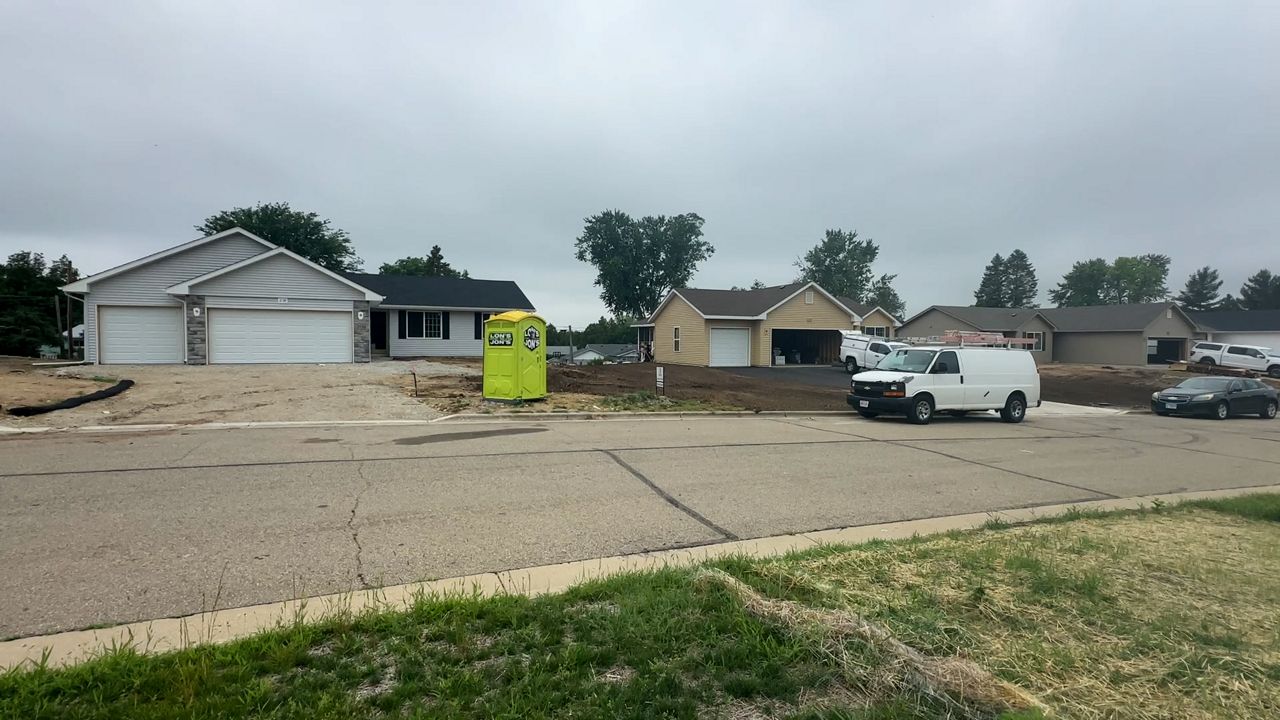 The Western Hills subdivision is one of several new housing projects in Beloit. (Spectrum News 1/Natalie Sopyla)
