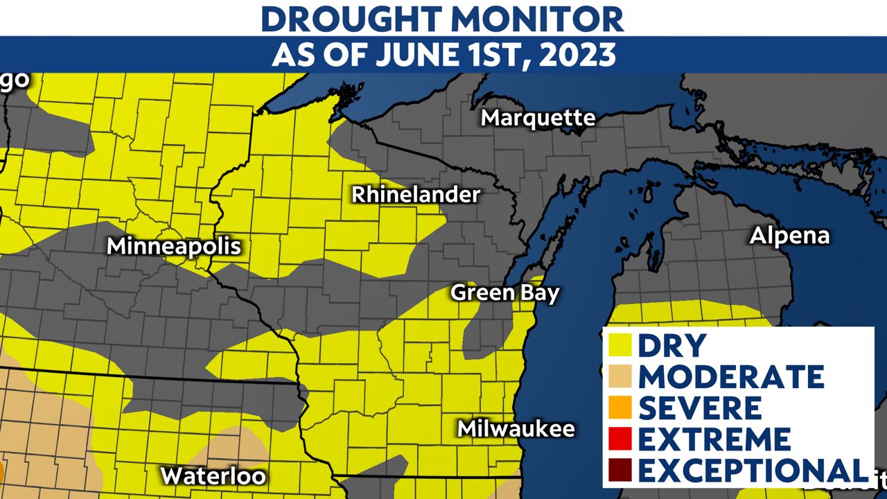 June starts abnormally dry across Wisconsin