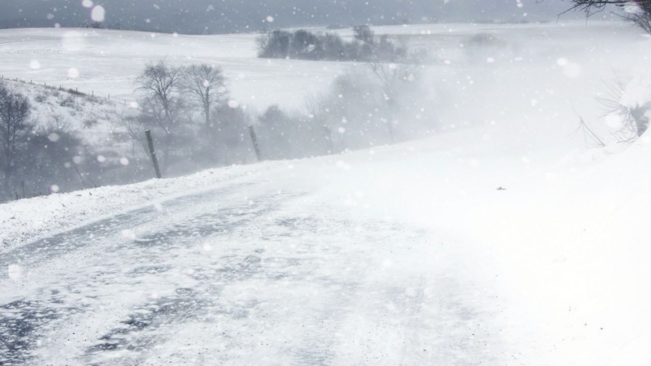 Strong winds will lead to blowing snow