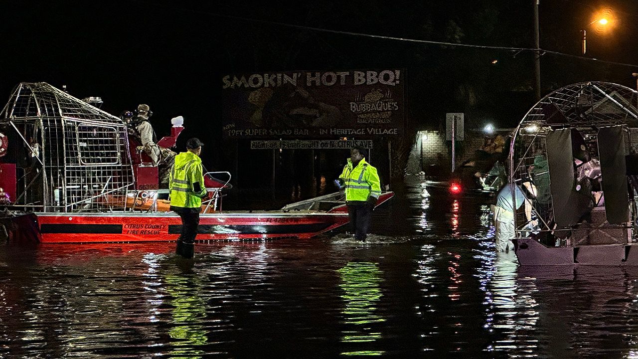 Emergency services called for water rescues in Citrus County