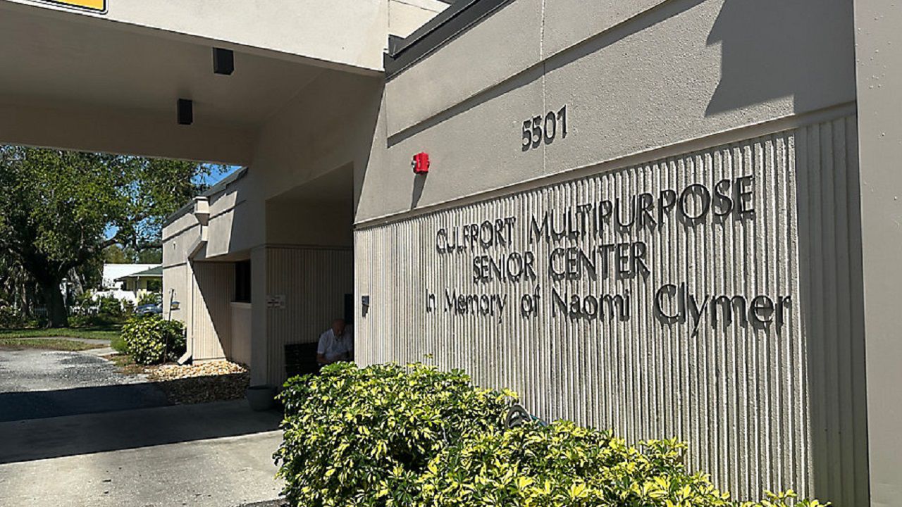 The Gulfport Senior Center is 1 of 11 locations that seniors can receive free lunches through Neighborly (Angie Angers/Bay News 9). 