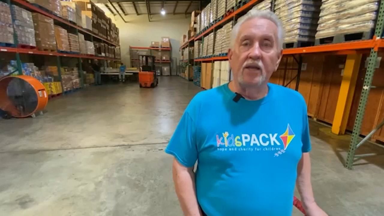 Skip Stevenson follows retirement vision by volunteering for Kidspack