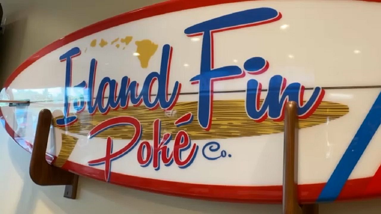 Island Fin Poke, a Hawaiian Style Restaurant in South Tampa, to offer kids 12 and under free meals every day of the week. (Spectrum News image)