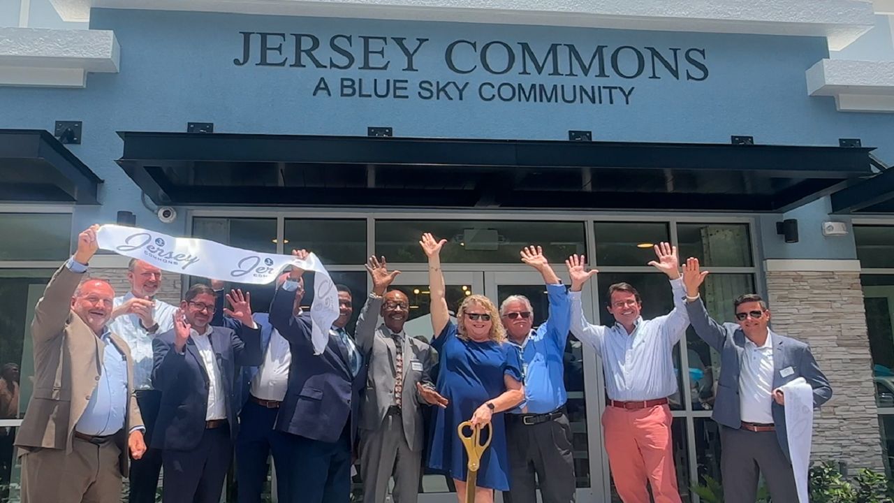 A ribbon cutting took place Tuesday at Jersey Commons in Polk County. (Spectrum News/Fadia Patterson)