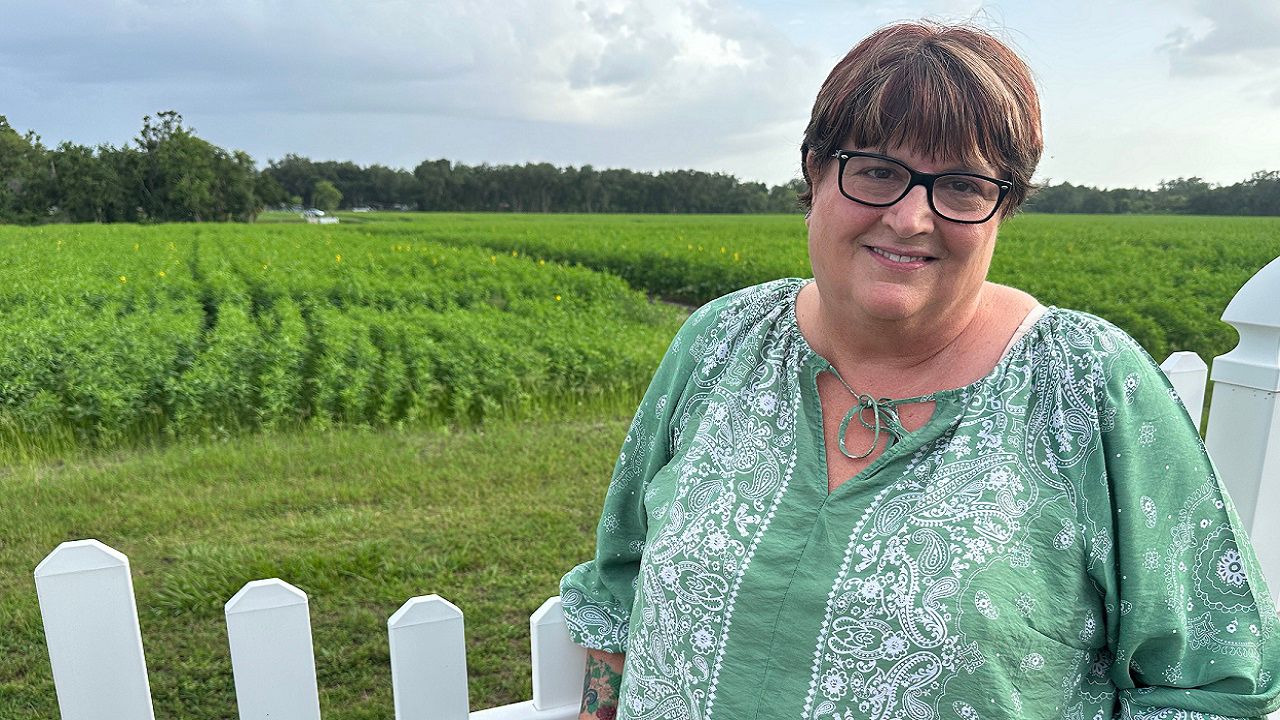 Michelle Williamson is operations manager of G&F Farms in Dover and one of the survey's participants. (Spectrum News/Sarah Blazonis)
