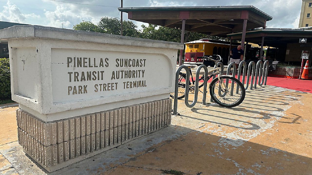 The Park Street Terminal in Clearwater is 40 years old and falling apart. (Spectrum News/Angie Angers)