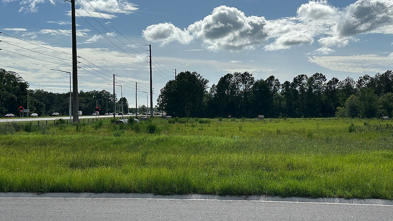 The area is along SR-54 near Portico Street in Odessa is the planned home of the future Station 4. (Spectrum News/Sarah Blazonis)