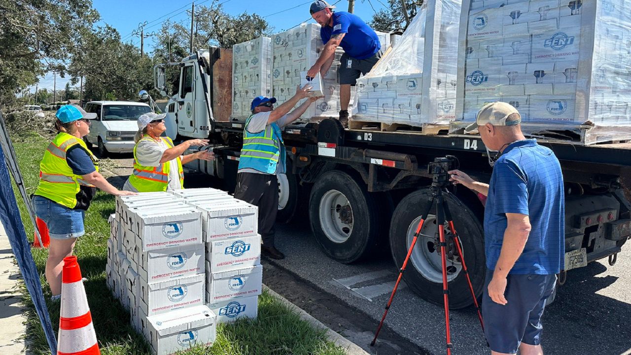 After the 1-2 punch of Hurricane Milton and Hurricane Helene, residents are in need of a variety of help during their storm recovery. (Spectrum News image)