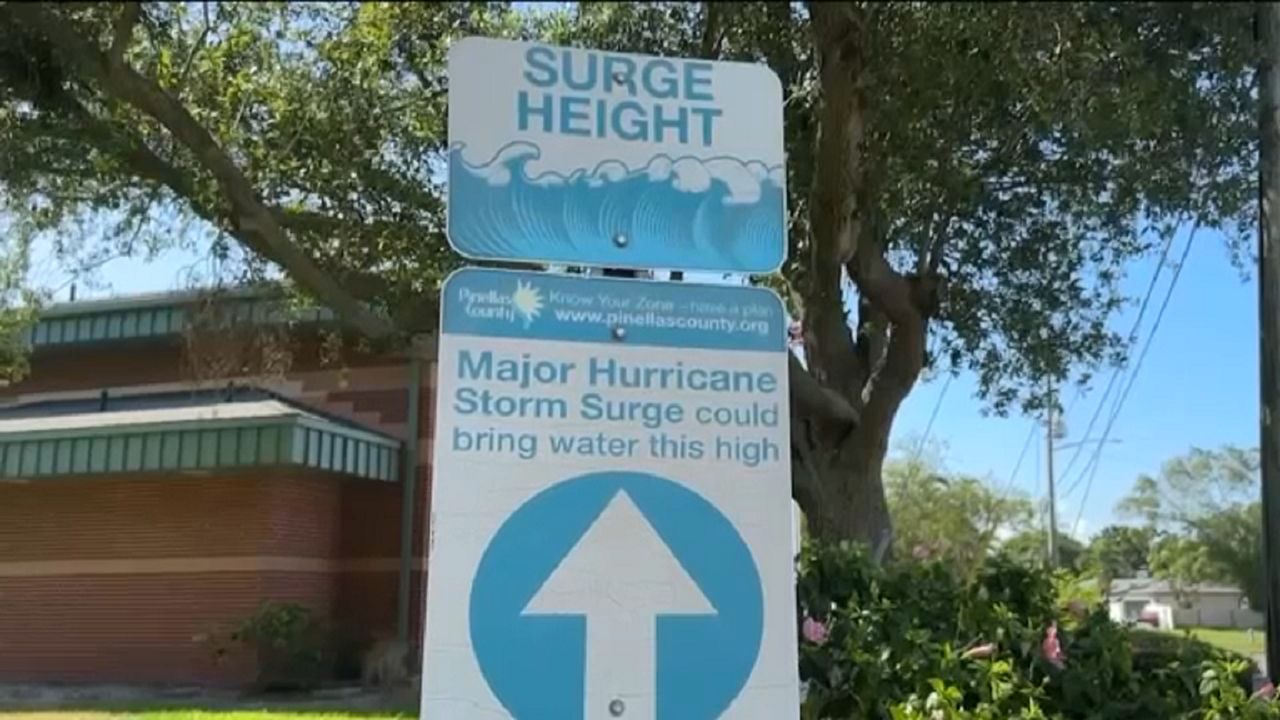 The money is meant for residents impacted by Hurricanes Idalia and Helene. Shore Acres is among the neighborhoods hit hard by both storms. (Spectrum News image)