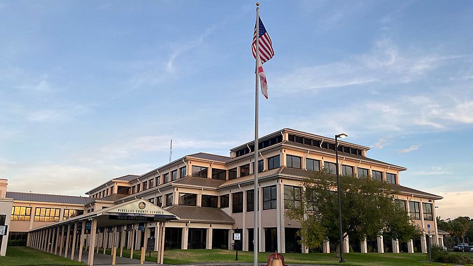 The Pinellas County School District headquarters in Largo. (Spectrum News/Angie Angers) 