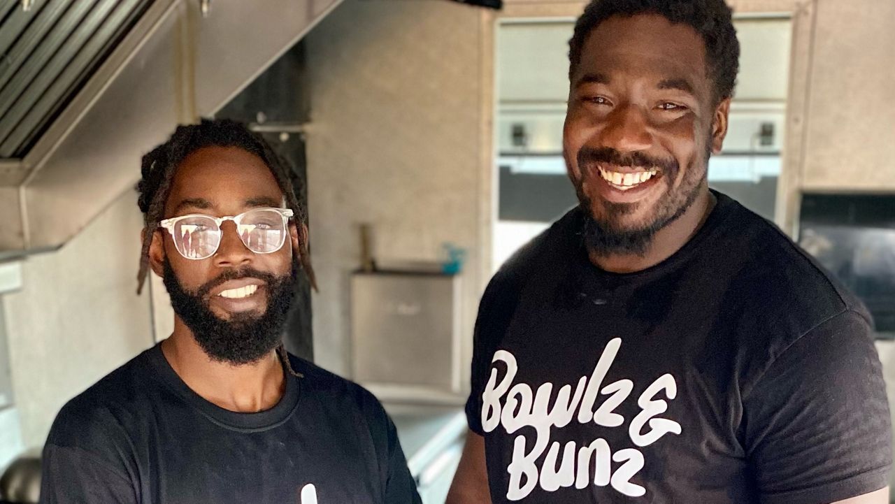 Chef Julius Forte (right) and Lorenza Jackson of Bowlz and Bunz