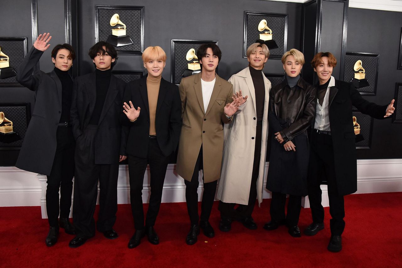 BTS Wore Matching Tuxedos at the Grammys 2019