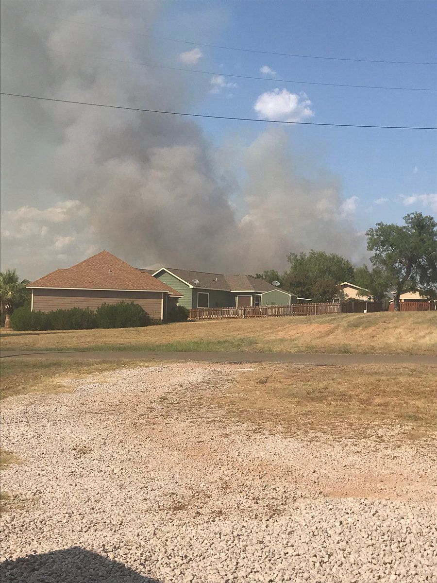 Smoke coming from the forest