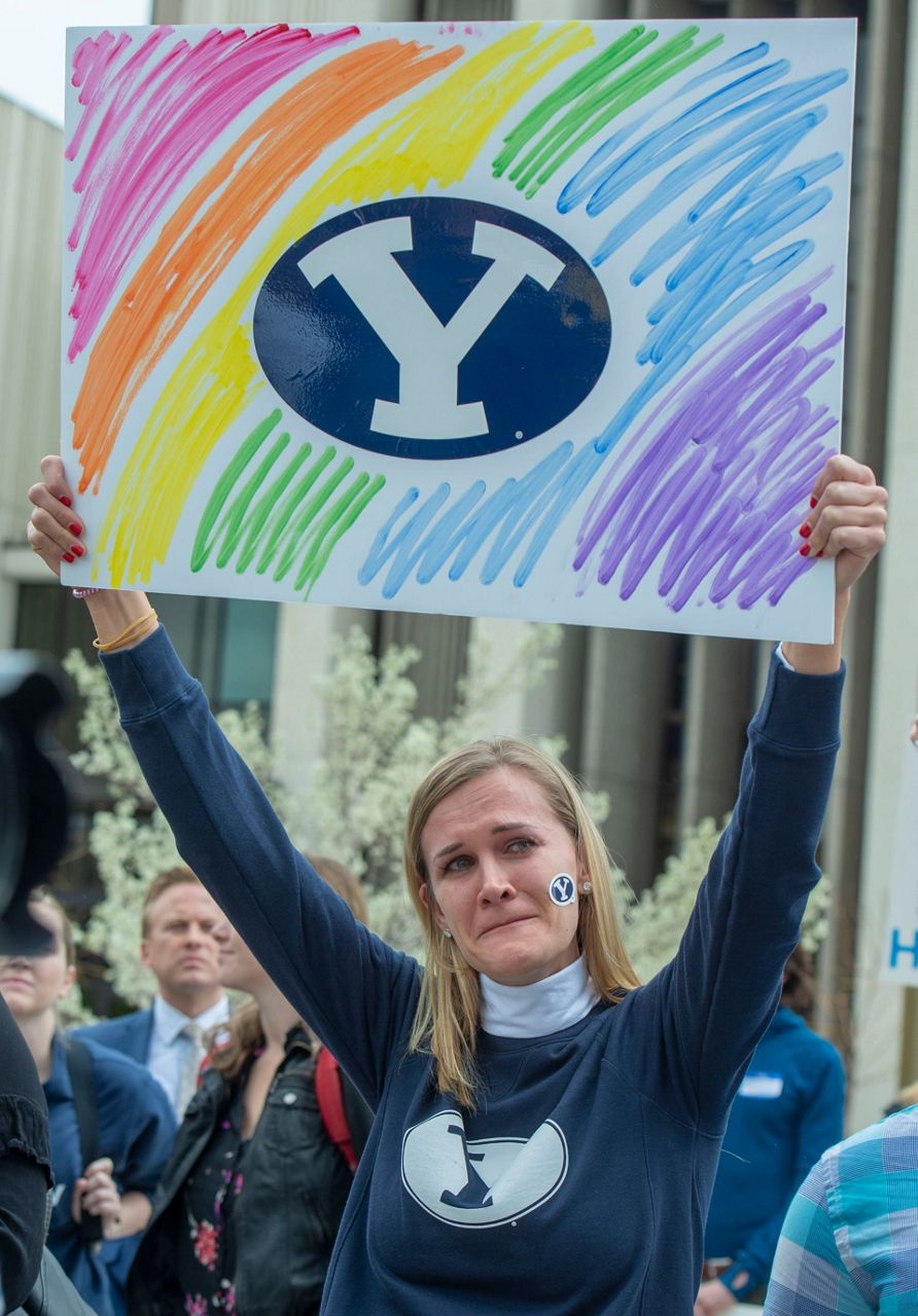 Students at Mormonowned BYU urge honor code compassion