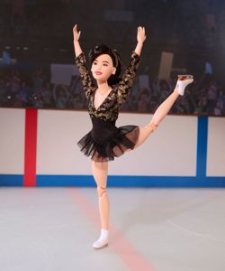 Olympian Kristi Yamaguchi is 'tickled pink' to inspire a Barbie doll