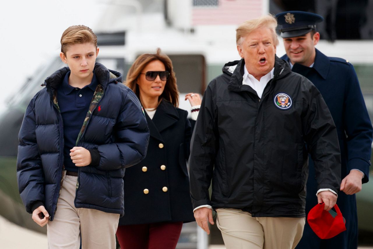 Happy birthday! Trump's youngest son, Barron, turns 13