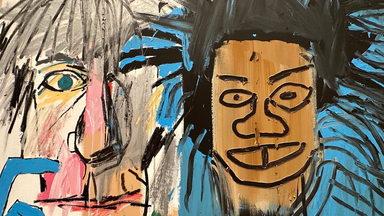 Basquiat x Warhol, English