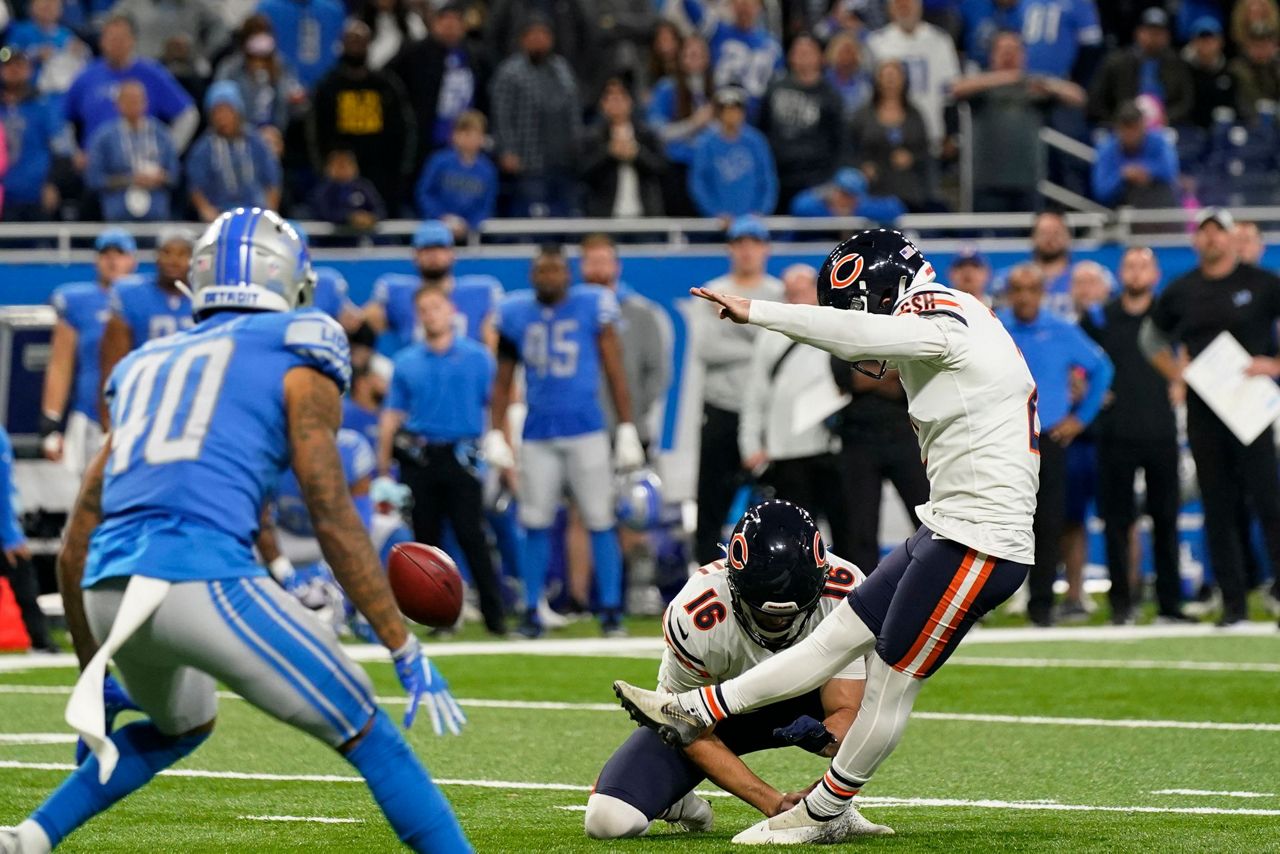 Santos' game-ending FG ends Bears' skid versus winless Lions