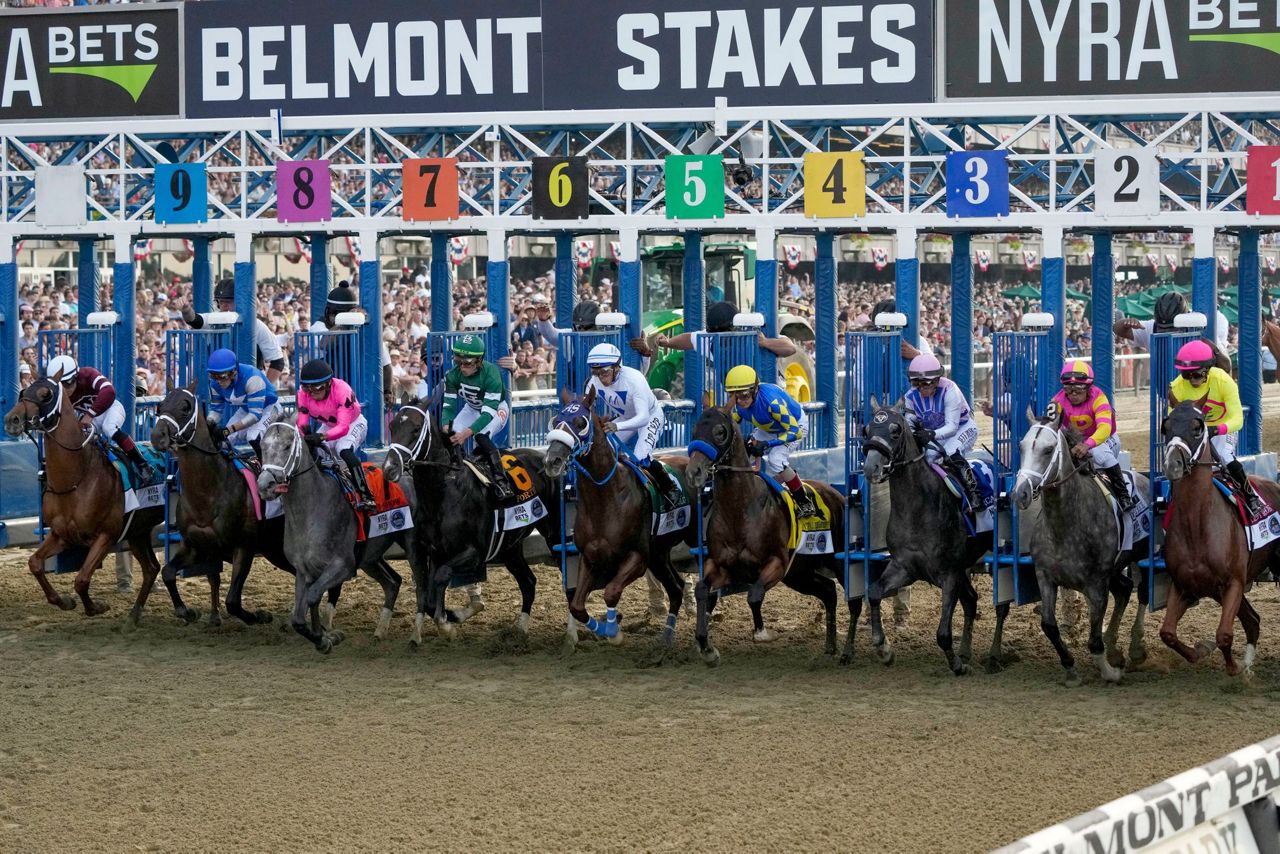 Belmont will be held at Saratoga Race Course in 2024. The Triple Crown