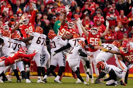 Cincinnati Bengals beat Kansas City Chiefs 27-24 in overtime in AFC title  game, advance to first Super Bowl in 33 years