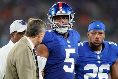 New York Giants' Kayvon Thibodeaux exits Bengals game with knee injury