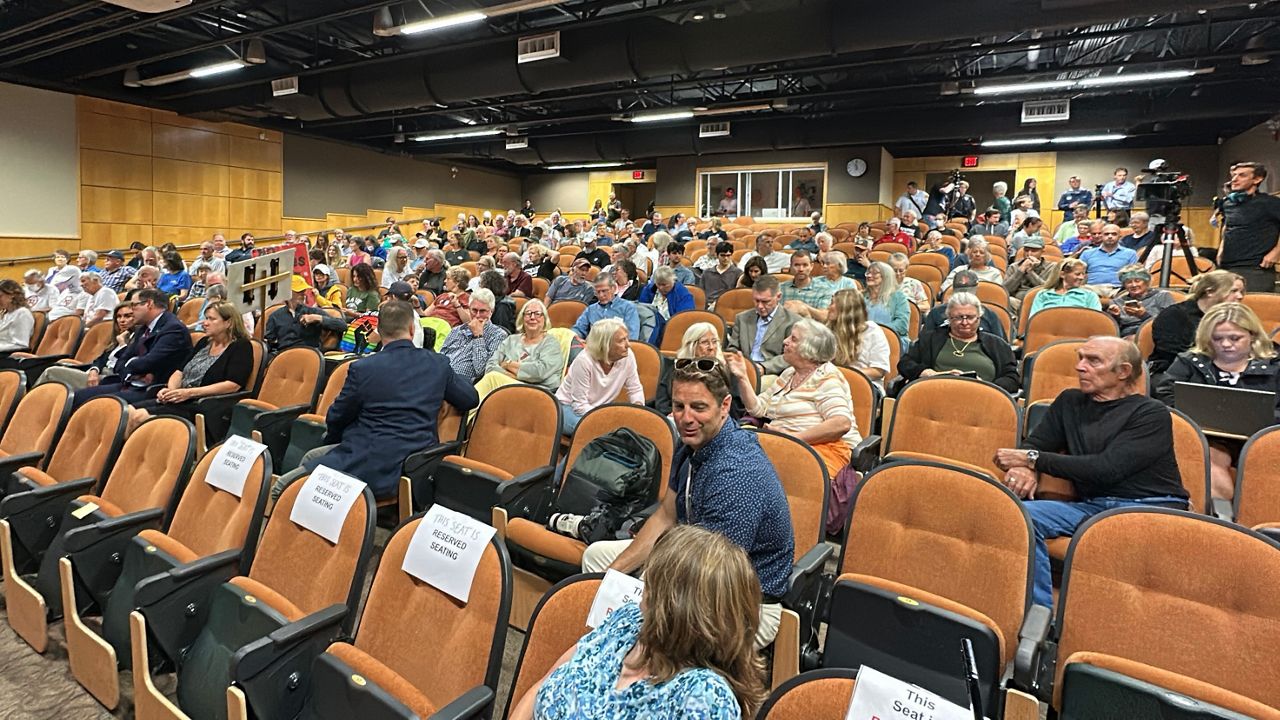 Ranking U.S. Congressional Democrats held a hearing in Biddeford Monday on the shooting death of Johan Sebastián Durán Guerrero by an ICE agent on July 13. (Spectrum News/Sean Murphy)