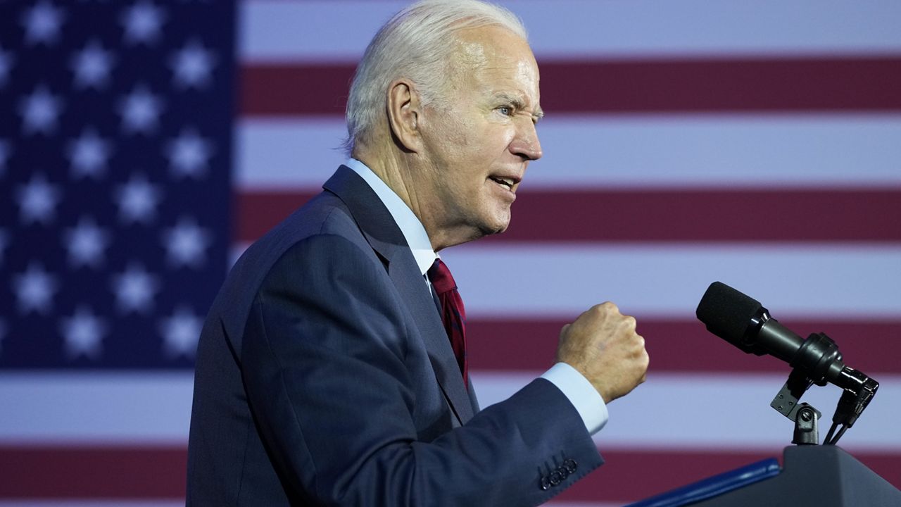 President Joe Biden speaks about reproductive rights during an event in Washington, Friday, June 23, 2023. (AP Photo/Susan Walsh)